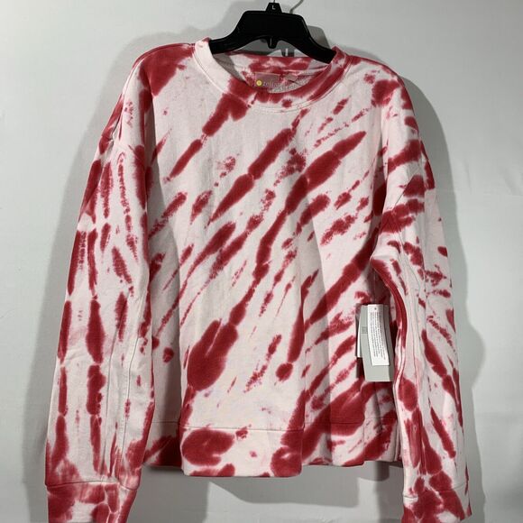 Zella Nwt Sweatshirt Tie Dye Pink Paradise Size Small - Picture 1 of 6